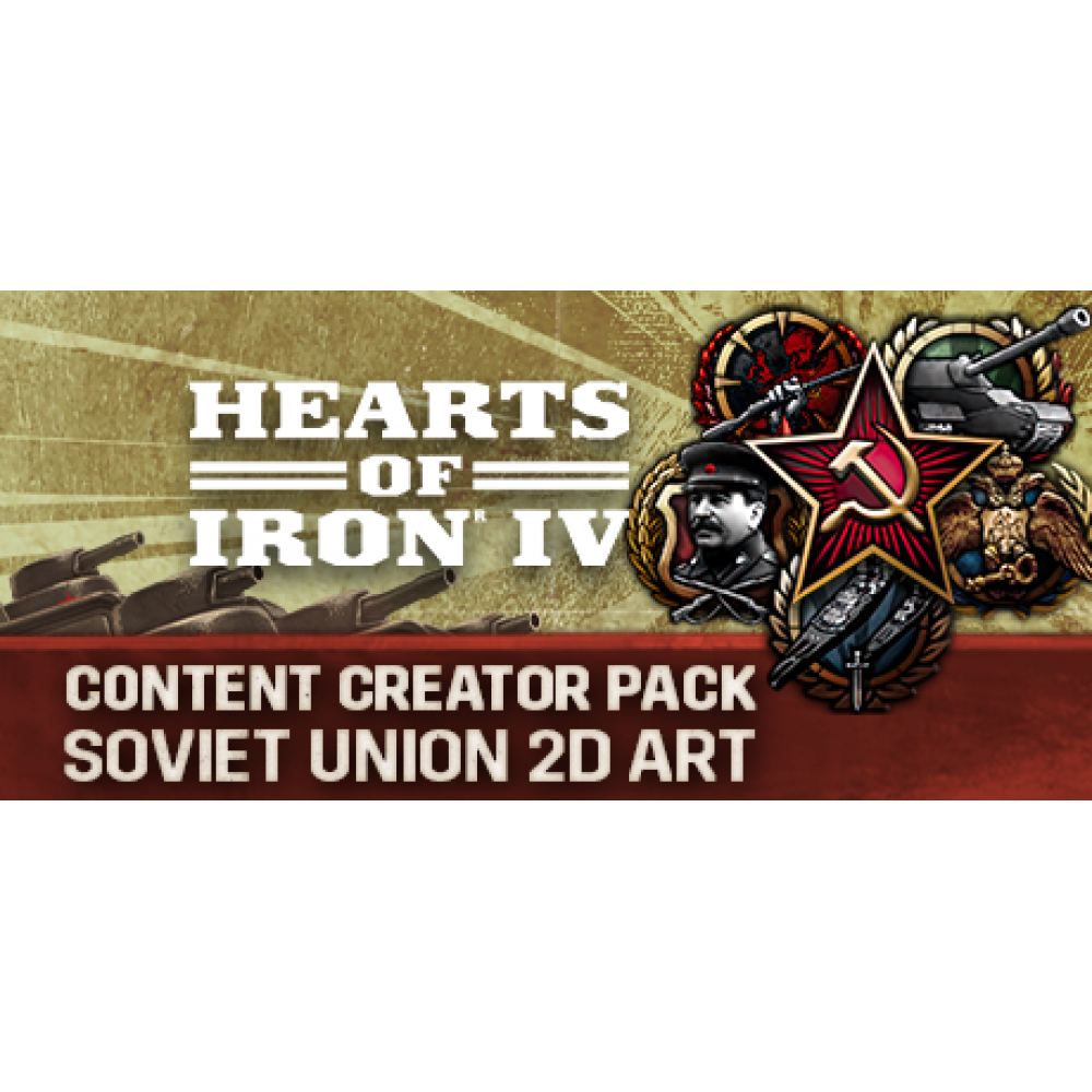 Hearts of Iron IV: Content Creator Pack - Soviet Union 2D Art